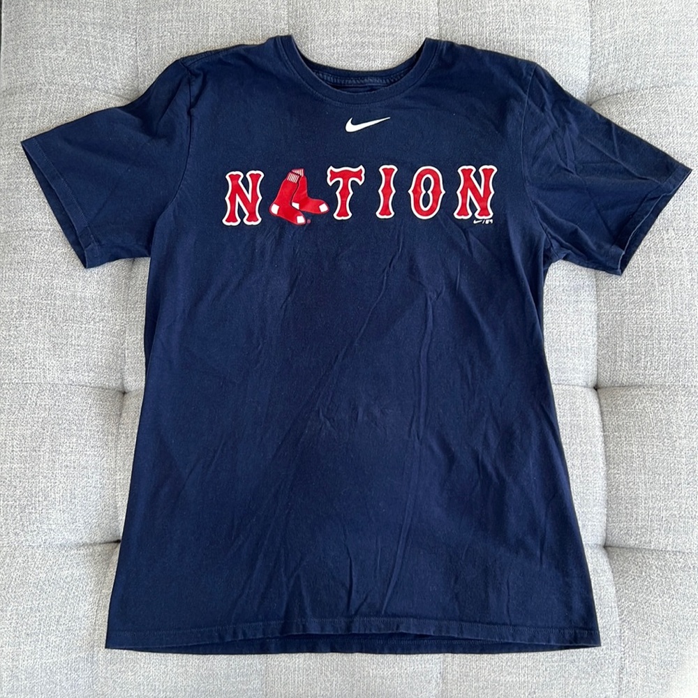 Boston “Red Sox Nation” Nike Tee Blue Medium